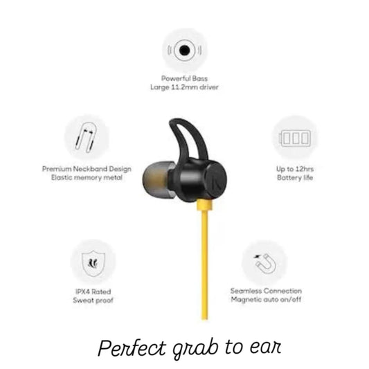 Realme wireless Bluetooth neckband